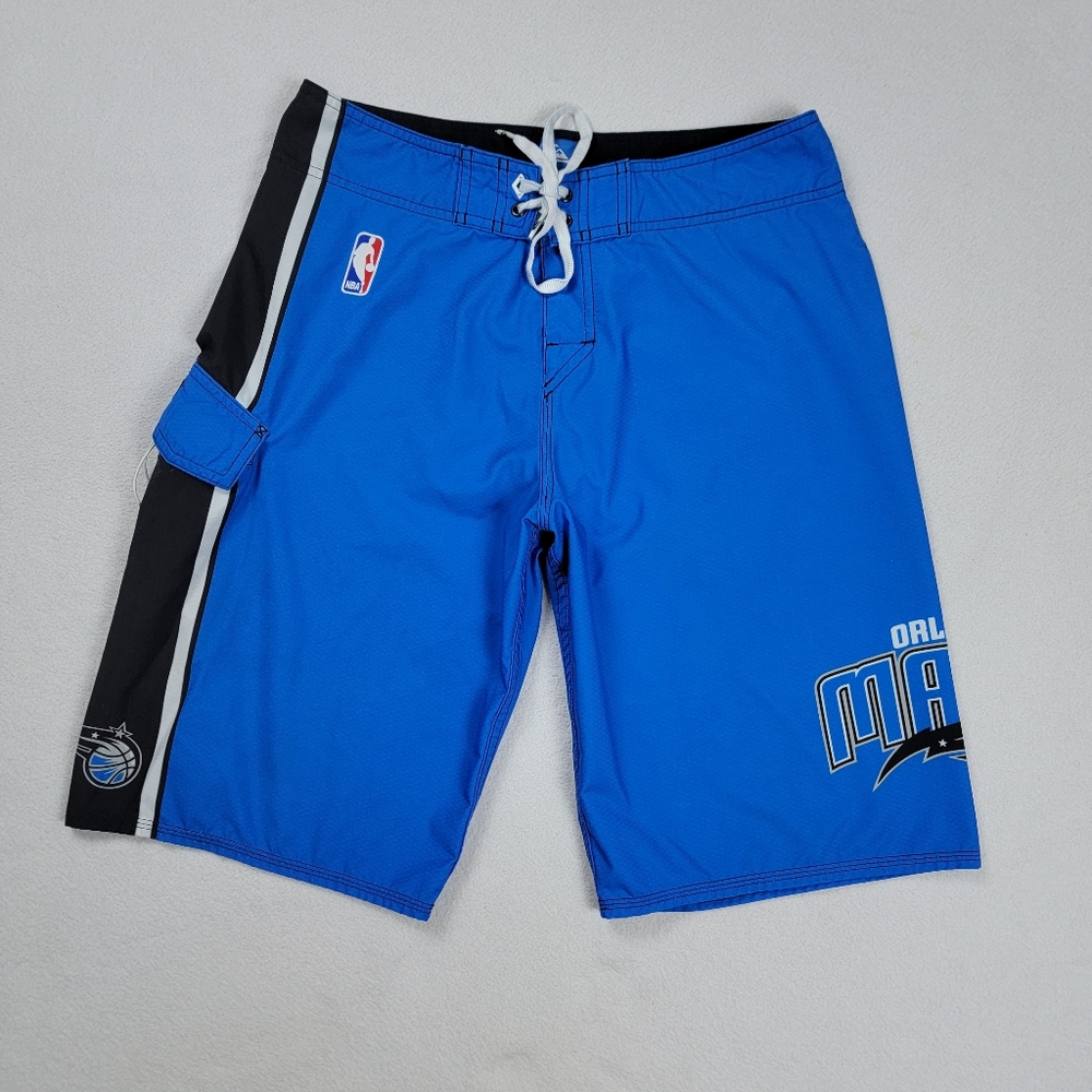 Quicksilver NBA Orlando Magic Board Shorts Swim Trunks Men's Size 36 Blue
